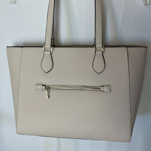 Vanessa Williams Large Faux Leather Tote Bag Like New Pre-owned Inside Pockets - Picture 2 of 7